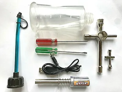 £19.99 • Buy RC Nitro Glow Starter Tool Kit Set + USB Charger Fuel Bottle 2100mah - UK Stock