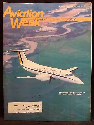 Aviation Week & Space Technology Magazine March 30 1987 Embraer VC-97 • $9.99