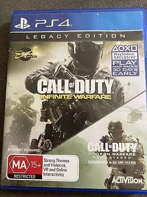 Call Of Duty Infinite Warfare Legacy Edition PS4 Sony Playstation 4 • $20
