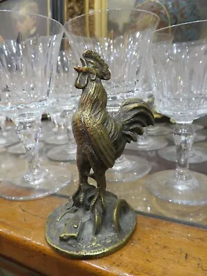 Antique 1900 Era Bronze Sculpture Rooster Car Mascot?  • $213.11