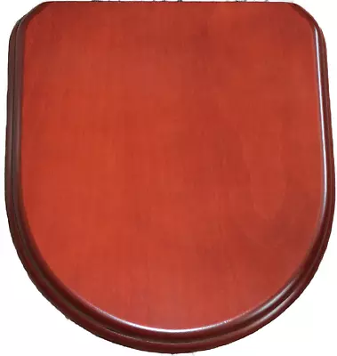 Ideal Standard Brasilia Mahogany-effect Resin Replica Seat + CP Hinges • £237.50