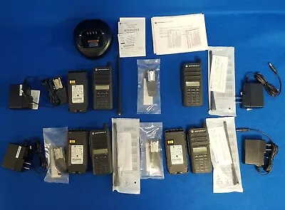 Motorola CP100D Radio Lot - Digital Full Keypad UHF 403-480 MHZ AAH87YDF9JA2AN • $1225