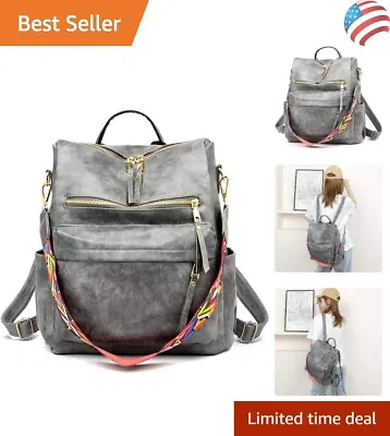 Women's Fashion Backpack Purse - Convertible Satchel Handbags - Chic And Stylish • $51.99