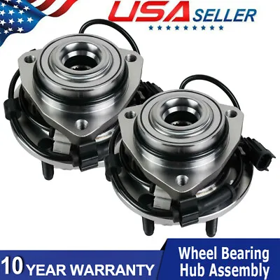 2pc Front Wheel Hub & Bearing For Chevy Trailblazer SSR GMC ENVOY W/ABS 9-7X • $84.15