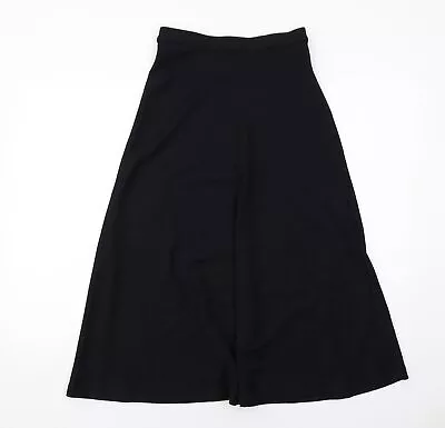 Marks And Spencer Womens Black Polyester Maxi Skirt Size 6 • £5