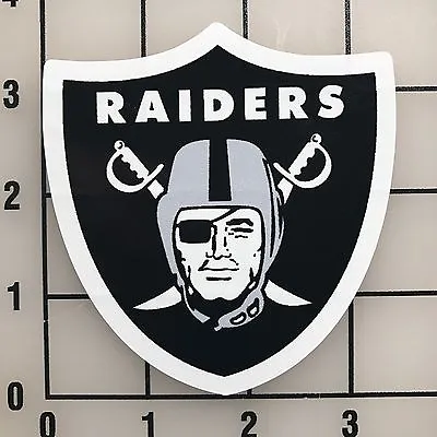 Raiders 3.5  Wide Multi-Color VInyl Decal Sticker - BOGO • $5.99