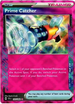 NM Pokemon Temporal Forces Prime Catcher ACE SPEC Rare 157 #157/162 • $32.95