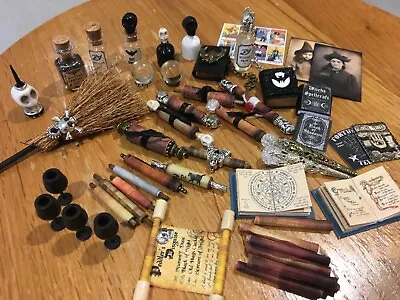 Doll House Witch/wizard Scroll/potion Bottles/book/wands • £3.75