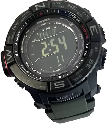 Casio Pro Trek Men's Tough Solar Atomic Time 47mm Watch PRW-3510Y NEW • $219.99