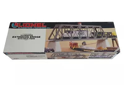 Lionel 6-12772 Illuminated Extension Bridge W/ Rock Piers Bridge In Box • $49.99
