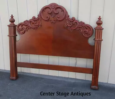 63489  Queen Size Mahogany Headboard Bed • $310