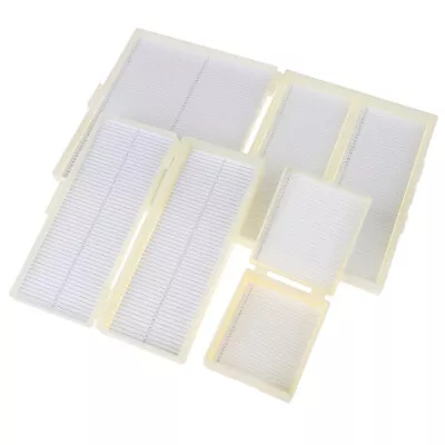 Plastic Microscope Glass Slide Box 25/50/100pcs Biological Slices Storage Case • $7.67