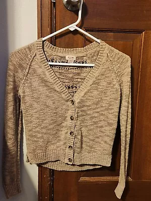 Mossimo Supply Co. Crochet Knit Button Women's XS Extra Small Sweater  • $14