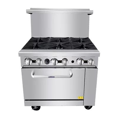 $1998 • Buy Stove AGR-6B 36  Gas 6 Burner Restaurant Range Full Standard Oven Casters Nat/LP