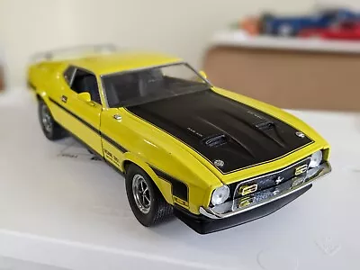 1971 Ford Mustang Boss 351 Ram Air 1:18 Sun Star Opening Hood Doors & Trunk • £17.51