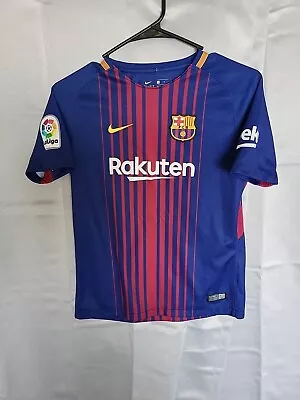 Barcelona Jersey Home Football Shirt 2017/2018 Nike 847387-456 Youth Large • $15.99
