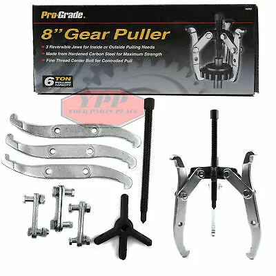8 Inch Gear Puller Adjustable Combination 2 & 3 Jaw Reversible 6 Ton Capacity • $36.95