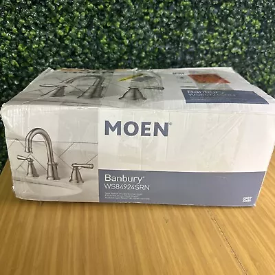 MOEN Banbury 8  Widespread 2-Handle Bathroom Faucet - Spot Resist Brushed Nickel • $69.99