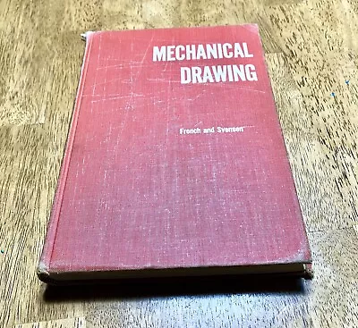 1962 VTG Mechanical Drawing McGraw Hill 6th Edition French And Svensen Hardcover • $8.99