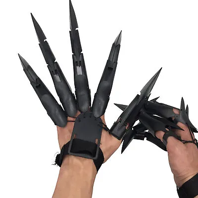 Halloween Articulated Fingers 3D Fingers Extensions Gloves Party Cosplay Props • £11.72