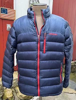 Patagonia Fitz Roy Goose Down Jacket Forge Grey Men’s Size L IMPRESSIVE Quality • $189.99