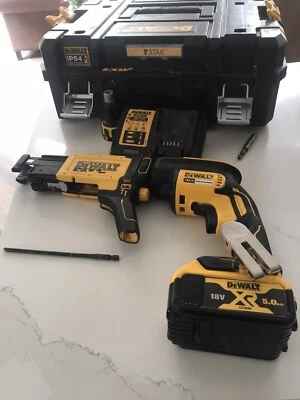 £152 • Buy DEWALT DCF620P2K XR 18V 5 Ah Li-ion Collated Drywall Screwdriver Kit