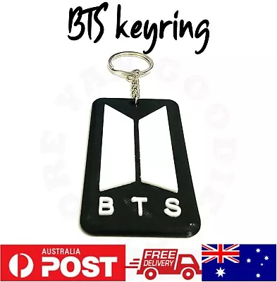 BTS #2 Keyring 3D Printed Keyring School Bag Name Tag Kids Gift Bottle Tag Gift • $9.49