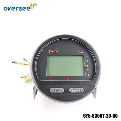 6Y5-8350T-20-00 Digital Multi-Function Gauge Tachometer Tach For Yamaha Outboard • $168.92