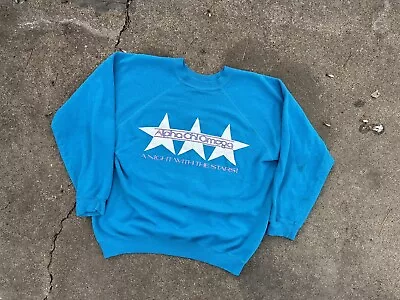 RARE Vintage 1985 Alpha Chi Omega Sorority Winter Formal Sweatshirt SZ L • $30