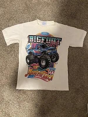 VTG Ford Bigfoot Monster Truck XL Tee Shirt 1997 Allsport USA Size Small • $50