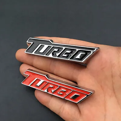 1pc 3D TURBO Logo Car Sticker Metal Emblem Badge Decal Car Accessories Universal • $8.42