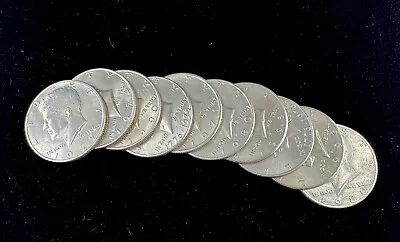 10 Assorted BU Kennedy Half Dollars - Different Dates • $34.99