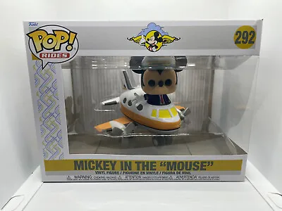 Funko Pop! Rides: Disney - Mickey In The  Mouse  Airplane Amazon Exclusive #292 • $16.50