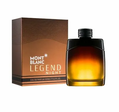 Mont Blanc Legend Night 3.3 Oz EDP Spray 3.4  Mens  Cologne 100 Ml NIB • $38.50