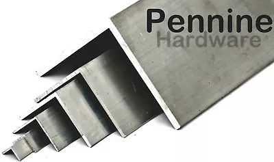 £3.95 • Buy ALUMINIUM EQUAL ANGLE Extruded Extrusion L Shape 13 Sizes Bandsaw Cut UK 