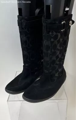 Coach Women's Black Boots - Size 6.5 • $12.99