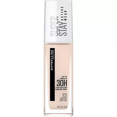 Maybelline Super Stay Full Coverage Liquid Foundation Fair Ivory • $7.55