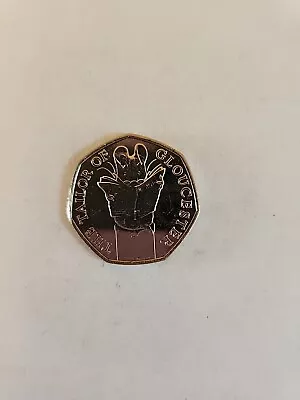 The Tailor Of Gloucester Very Collectable Beatrix Potter 50p Coin. Uncirculated • £2.49