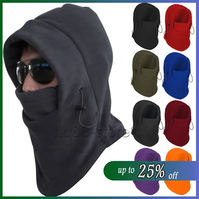 £4.97 • Buy Thermal Fleece Scarf Ski Face Cover Neck Warmer Snood Hood Balaclava Hat Winter