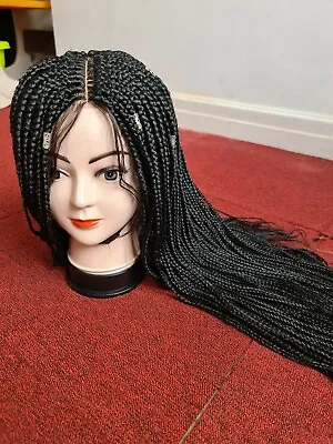 £50 • Buy HAIR,  WIGS, BRAIDED WIG, AFRO HAIR, BRAID WIG, HAIR WIG, With Middle Closure