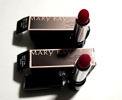 Lot Of 2 Mary Kay Gel Semi-Matte Lipstick Powerful Pink & Haute Pink • $15.75