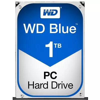 WD Blue 1TB HDD 7200 RPM 3.5  SATA III Hard Drive WD10EZEX • $89