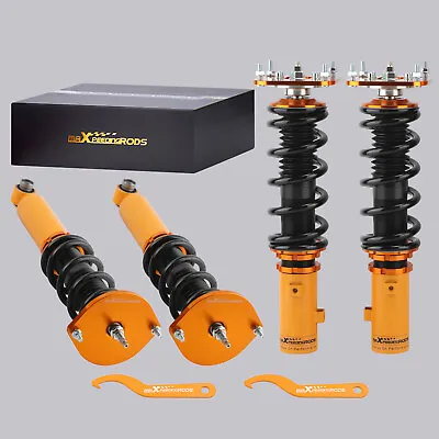 Maxpeedingrods Coilovers 24-WAY Damper Lowering Struts For Mazda RX-7 FC 85-92 • $300