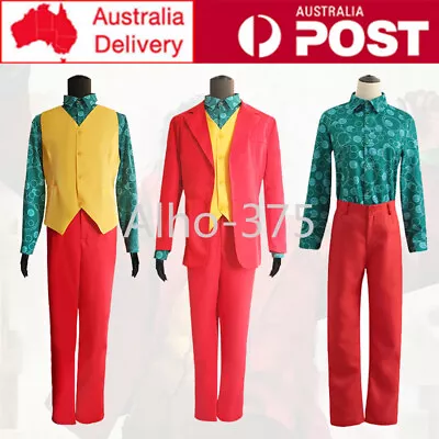 Joker Joaquin Phoenix Arthur Fleck Cosplay Costume Full Set Christmas Outfits • $59.49