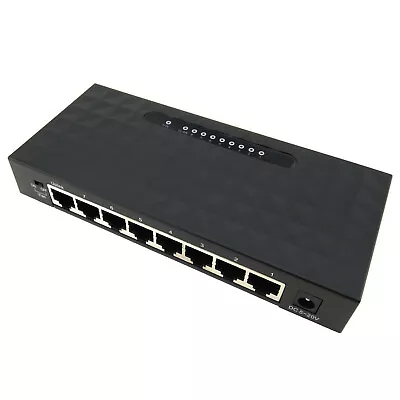 8 Port Ethernet Hub 1000Mbps Fast Speed PC Cable Network LAN RJ45 Cat6 Cat5 5V • $28.48