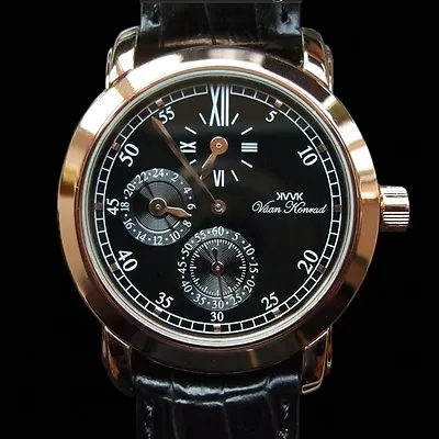 £129.99 • Buy New Mens Kennington 20 Jewel Automatic Regulator Vaan Konrad 22k Goldplate Watch