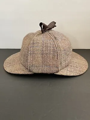 Kangol Design Plaid Sherlock Holmes Wool Hat Cap Lined ~ Size Medium • $45