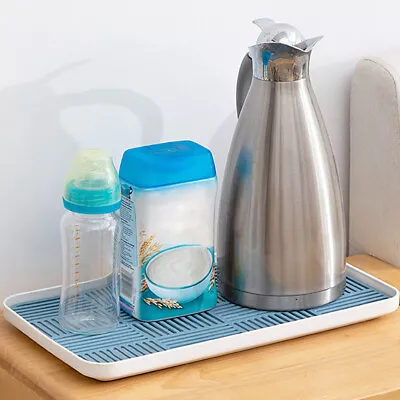 Detachable Cup Dish Drainer Drip Tray Kitchen 2-Layer Drying Storage Rack Tray • $26.08