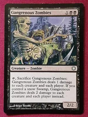 Magic The Gathering COLDSNAP THEME DECK GANGRENOUS ZOMBIES Card ICE AGE MTG • $6.50