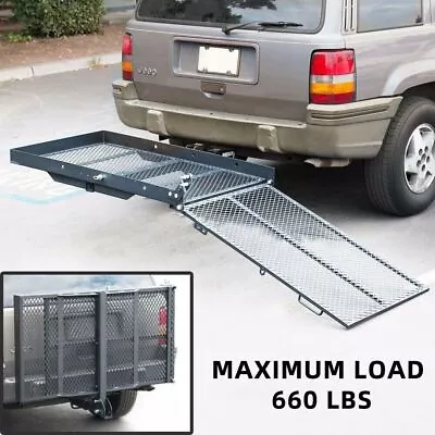 Luggage Ramp Mobility Rack Carrier Disability Foldable Wheelchair Scooter New • $318.99